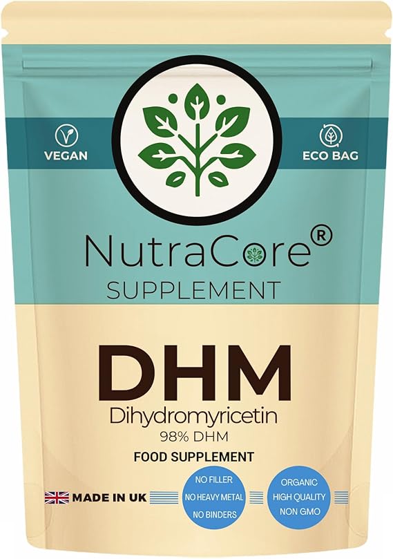 DHM Dihydromyricetin 600mg | 98% DHM | 90 Vegan Capsules