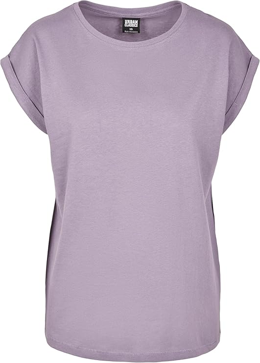 Urban Classics Ladies - Extended Shoulder Shirt Dusty Purple - XL