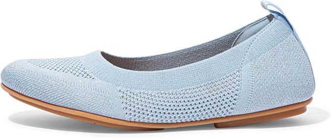 FitFlop Women's Allegro Tonal Knit Ballerina Ballet Flat