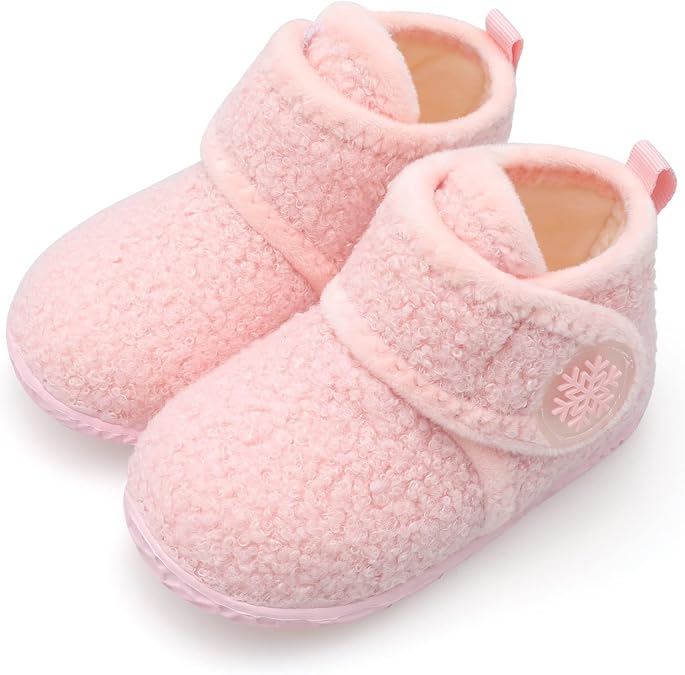 FEETCITY Baby Booties Girls Boys Infant Slippers First Walkers Shoes Warm Socks Newborn Crib Shoes