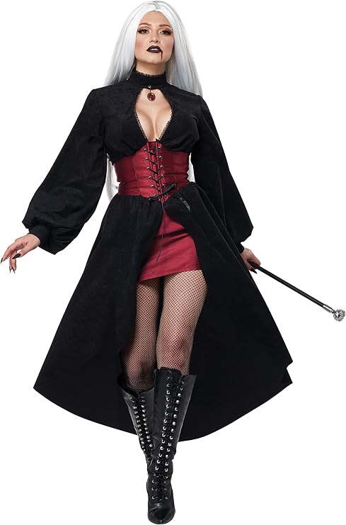 California Costumes, Vampire Corset Coat, Women's Costume