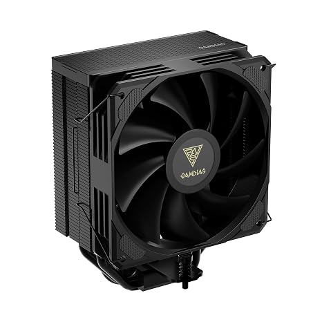 Gamdias Boreas E2-410 CPU Air Cooler, 4 Copper Heat Pipes, 120mm Hydraulic Bearing PWM Fan, Support LGA 1700/1151/1150/1155/1156/1200/2011/2066/AM5/AM4