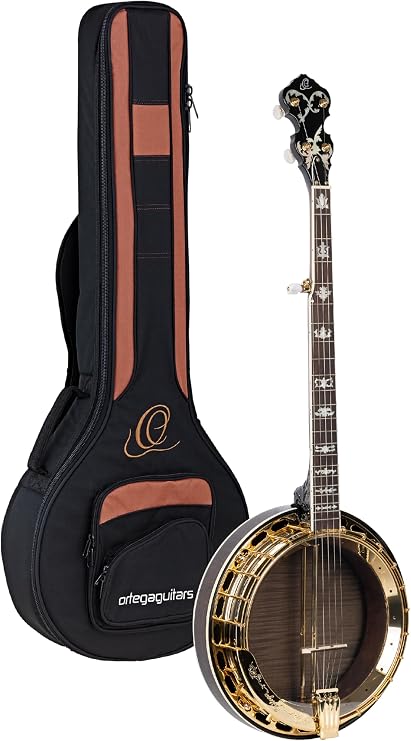 Falcon Series 5-String Flamed Maple Resonator Banjo w/Bag