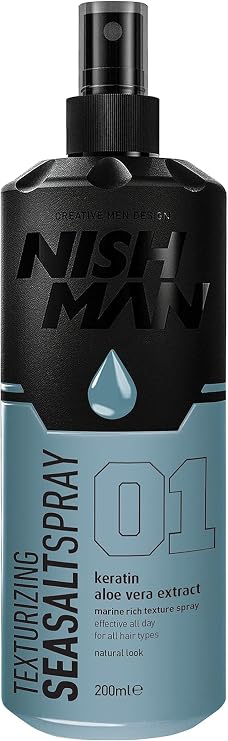Nishman Texturizing Sea Salt Spray 01 Keratin Aloe Vera Extract 200ml