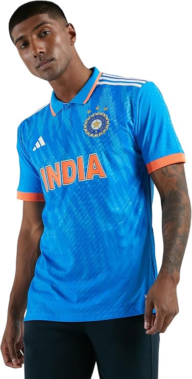 Adidas Official India Cricket ODI Fan Jersey (XL)