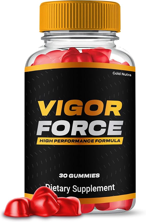 (1 Pack) Vigor Force, Official Maximum Potency Supplement, All Natural Ingredients, Vitamin Support Gummies VigorForce Made in USA