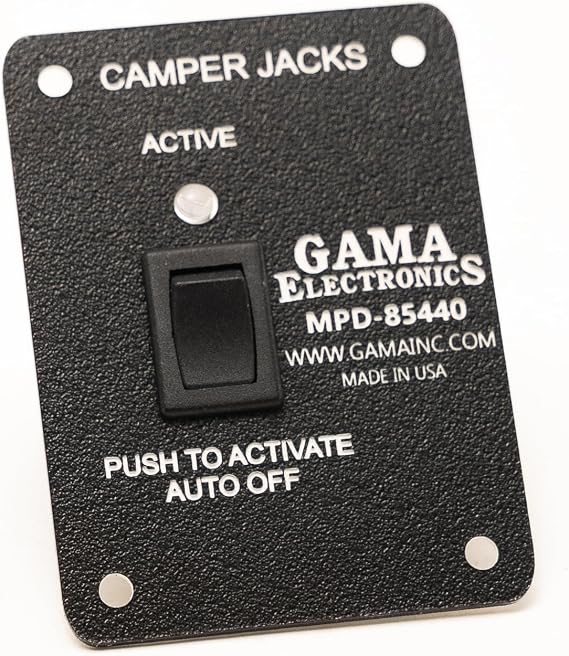 Activation Panel for Lance Atwood Camper Jack Control Models MPD 85439 and MPD 85496
