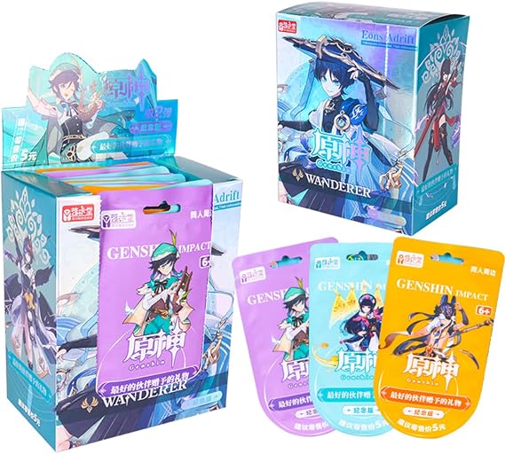 G-I TCG Cards 5th Generation 5R - miHoYo Booster Packs Trading Card- G-I 2023 Game Collectible Decks 10Packs