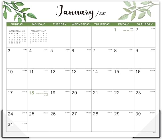 2027 Magnetic Calendar for Refrigerator - 2027 Magnetic Calendar