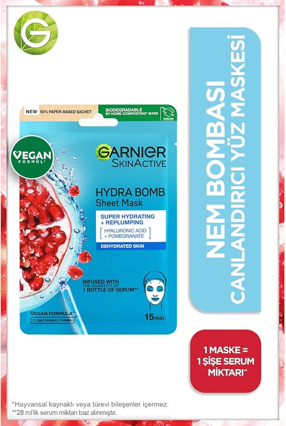 Garnier Hydra Bomb Paper Mask
