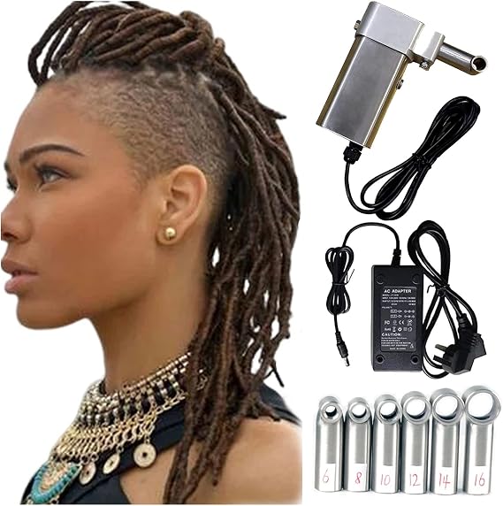 Dreadlocks Maker Tool, Instant Locs Machine for Quick DIY Hair Extensions, Handheld Crochet Braiding for Perfect Dreadlocks