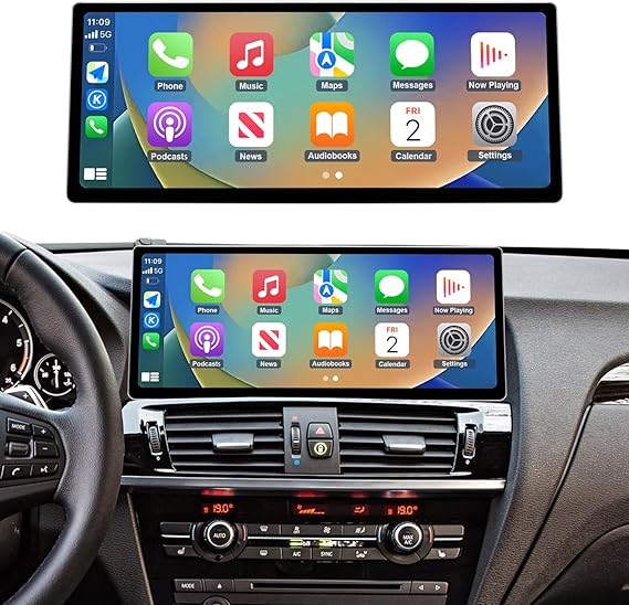 Road Top 12.3" Ultra-Narrow CarPlay Screen for BMW X3 X4(2013-2016)