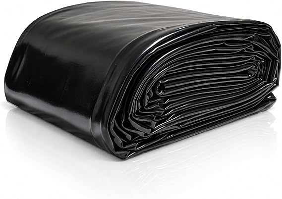 Polyguard PolyGuard PVC 12 ft. x 15 ft. - 20-Mil Pond Liner, PGPVC12X15, Black