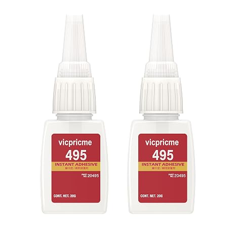 Plastic Glue, 0.7oz Industrial Grade Cyanoacrylate Super Glue for Maximum Adhesion of Plastic, Rubber,Leather, Metal, Glass, Ceramics, Shoes,Fabric with Clear and Strong Glue (30 Pieces)