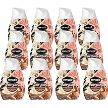 Renuzit Gel Solid Air Freshener Cone, Vanilla, Apricot Blossom, Almond, 7 OZ (Pack of 12)