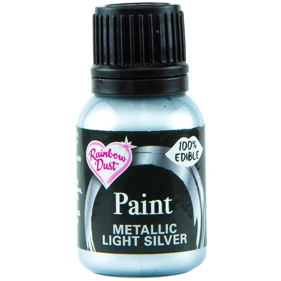 Rainbow Dust 1 X Silver Food Paint