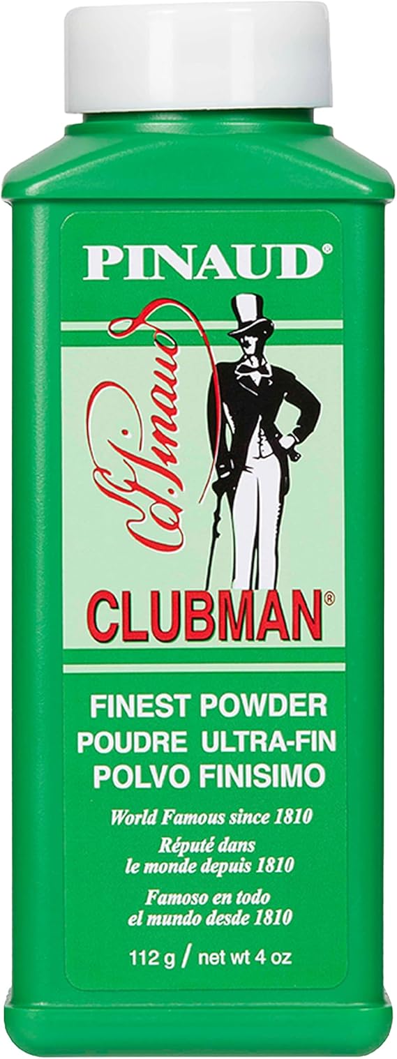 Clubman Pinaud Finest Powder, White, Skin Soothing, 4 oz