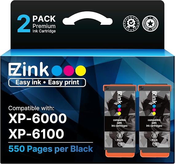 E-Z Ink Remanufactured Replacememt for Epson 302XL Black Ink Cartridge