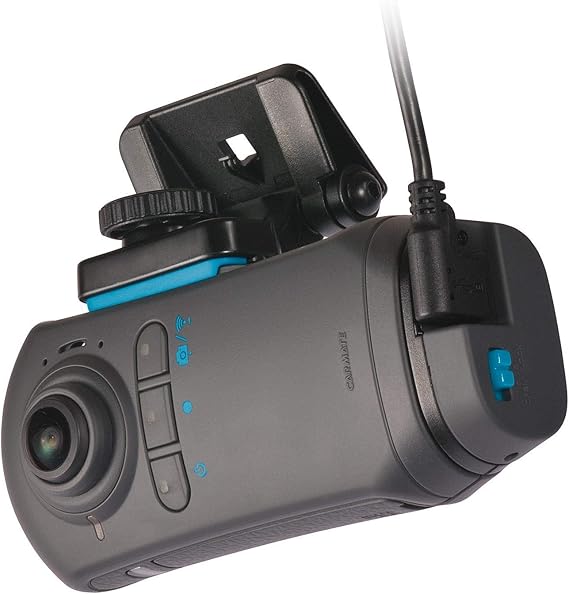 RAZO DC5000A dAction 360S, 360 Degree Dash Cam: 7.3 Mega Pixel Dash Camera with Built-in WiFi and GPS, Sony Video Sensor, WDR, G-Sensor, Stereo Microphone, Complete Car Camera Video Security System