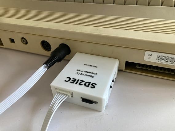 Micro SD Card Reader (SD2IEC) for Commodore 64, Powered by Cassette Port