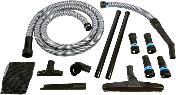 Multi-Brand Power Tool Dust Collection Adapter Set  Cleanup Vacuum Accessories with 10 Ft. Hose for Home and Shop Wet/Dry Vacuums