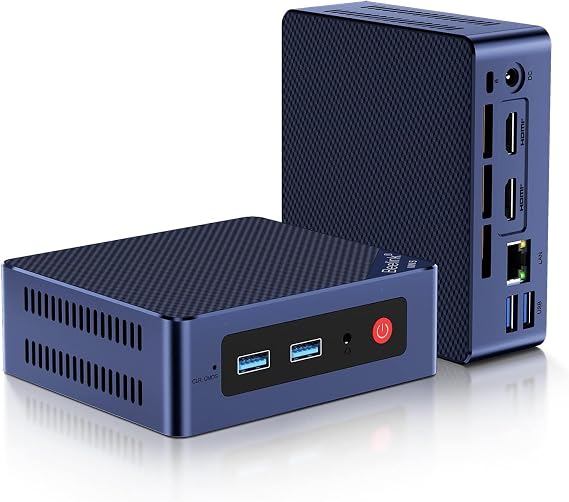 Beelink MINI S12 Pro Mini PC, Intel Alder Lake N100(4C/4T, up to 3.4GHz) 25W TDP, Mini Computer Windows11 Home, 12GB LPDDR5 500GB SSD Mini Desktop PC, 4K Dual Display HDMI/USB3/2.5G LAN/WiFi6/BT5.2