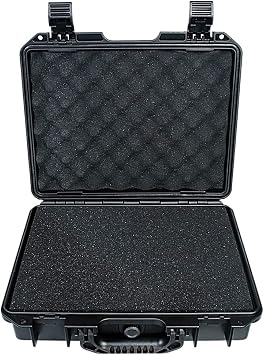 14in Waterproof Hard Case with DIY Customizable Foam Insert (13 x 9.8 x 3.3in Interior)