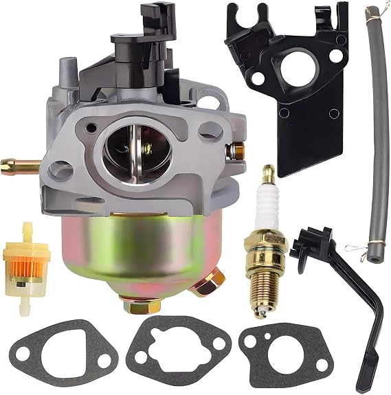 3500 Carburetor for Champion Power Equipment 3500 4000 Watts Gas Generator Engine Carb (with insulator,Spark Plug kit)