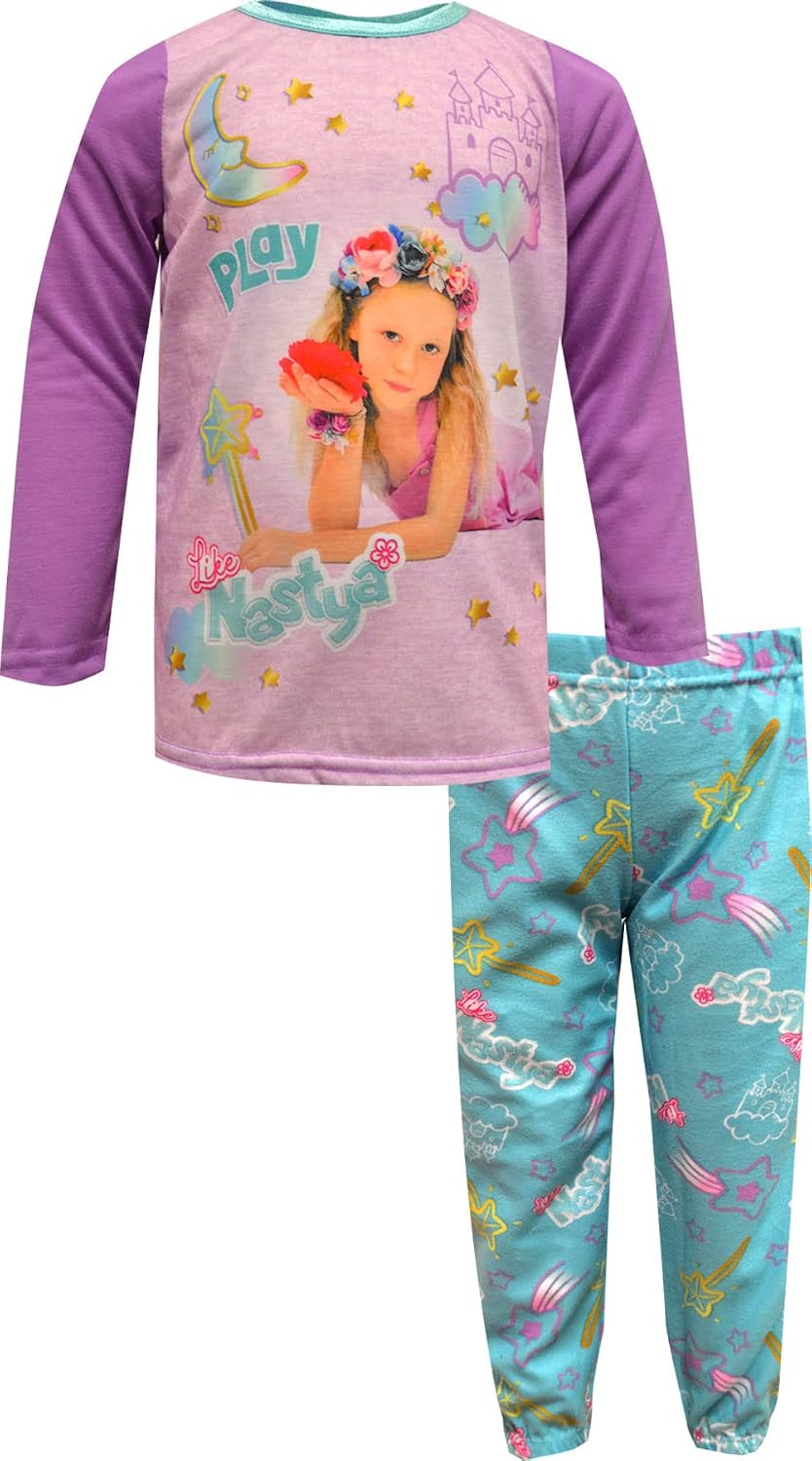AME Sleepwear Girls' Nastya Play Like Nastya Jogger Pajama