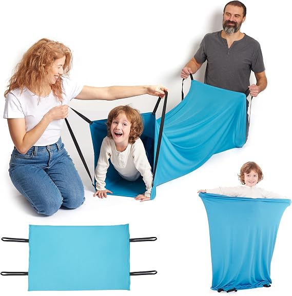 Sensory Tunnel for Kids | Sensory Compression Play for Your Child | Fabric Tunnel | Spandex Tube | Kids Concept Sheet for Different Ages