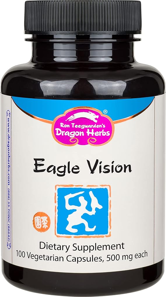 Dragon Herbs - Eagle Vision Capsules - 100 Capsules, 500 mg Each