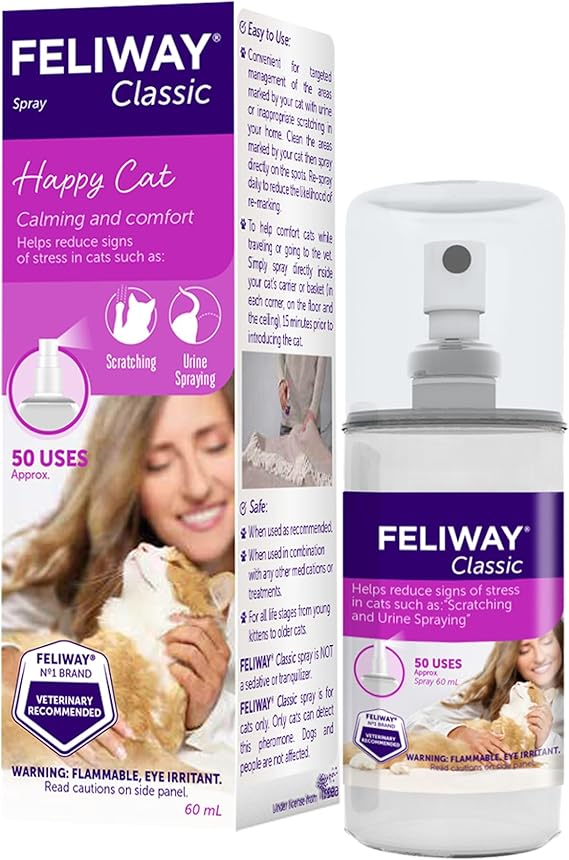 FELIWAY Classic Cat Calming Spray, 60ml