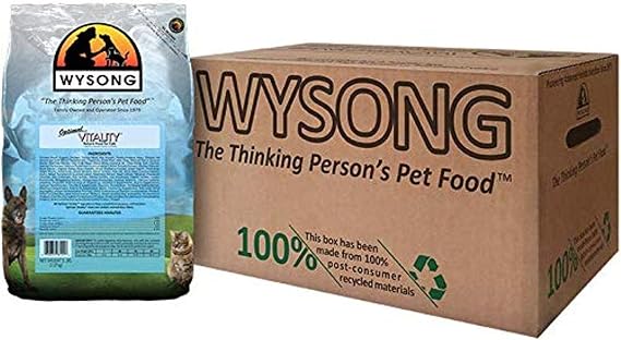 Wysong Optimal Vitality Adult Feline Formula Dry Cat Food, Four- 5 Pound Bag