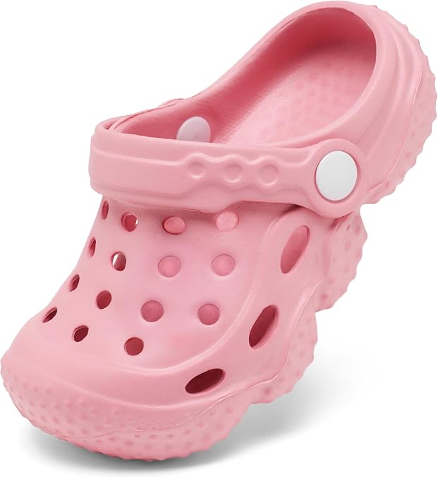 ChayChax Kid's Garden Clogs Cute Slides Sandals Toddlers Beach Pool Shower Shoes with Non-Slip Sole