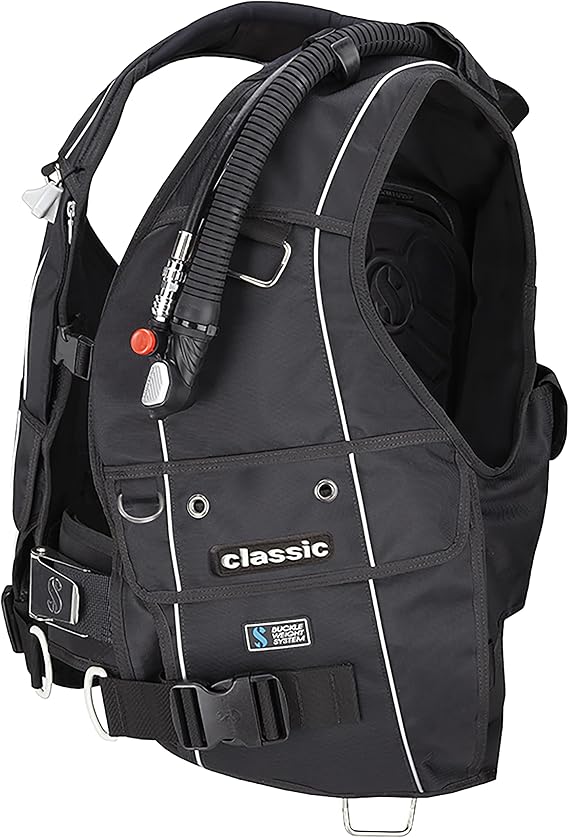 SCUBAPRO Classic Diving BCD with Balanced Power Inflator (Small, Black)