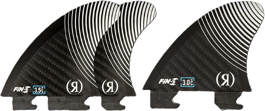 Ronix Floating Fin-S 2.0 Tool-Less Fiberglass (Pack of 3), 2-3.5 Outer & 1-3 Center