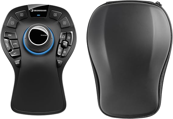 3Dconnexion SpaceMouse Pro Wireless (Bluetooth Edition, 3D Mouse, Wireless, Black)