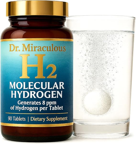 Molecular Hydrogen Water Tablets with Magnesium, 90 Count