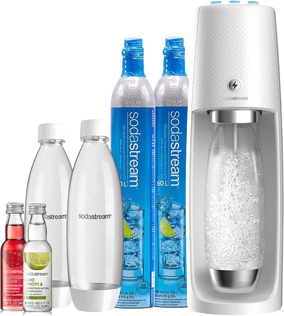 Soda Stream Fizzi One Touch Sparkling Water Maker Bundle