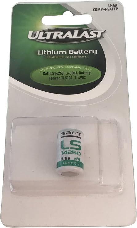 Ultralast LHAA Primary 1/2 AA Lithium Battery