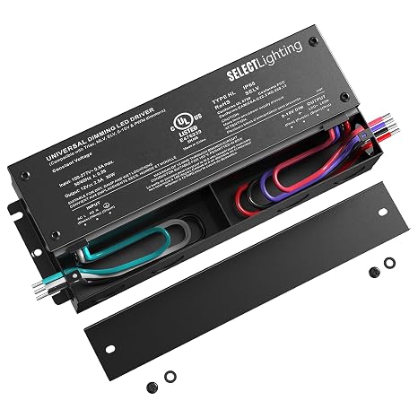 SELECT Lighting 12V, 30W Dimmable LED Driver | 4-in-1 ELV/MLV/TRIAC/0-10V, UL Listed Class 2 Power Supply, IP65 Waterproof Transformer for LED Strip & Tape Lights