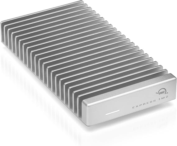 OWC DirectUSB4 USB-C 40Gbps Express 1M2 External SSD Case Only Maximum Effective Speed 3151MB/s Compatible with Mac and Windows | USB4 Thunderbolt Compatible/USB-C SuperSpeed External SSD Drive with Aluminum Heatsink Enclosure Enclosure Only