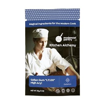 Pure Gellan Gum LT100 - High Acyl Non-GMO Vegan OU Kosher Certified - 50g/2oz