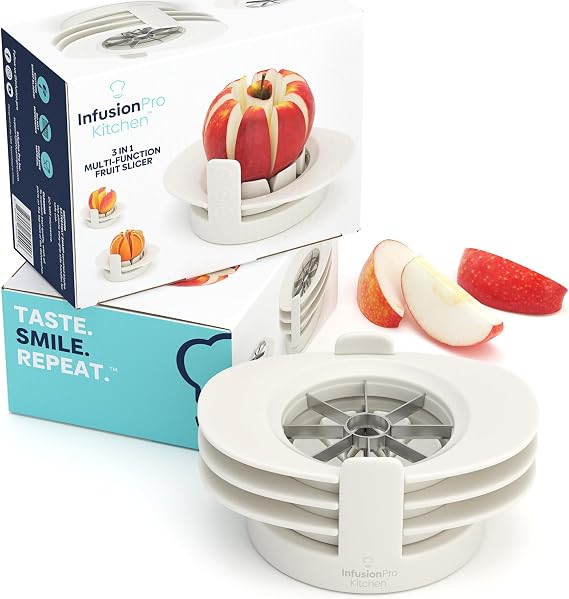 Infusion Pro 3 in 1 Stainless Steel Fruit and Vegetable Cutter