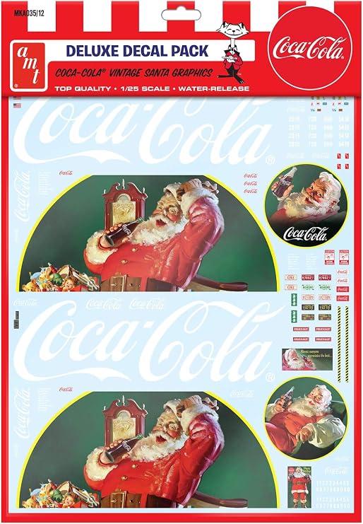 Polar Lights - Vintage Coca-Cola Santa Clause Big Rig Graphics (Can be Used on Any 1:25 Scale Truck Model), 1:25 (MKA035)