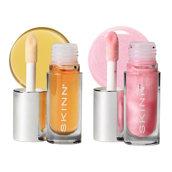 SKINN Luminous Lip Oil Bundle - (2 Pack, Golden & Blush)