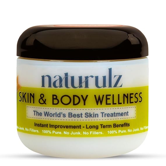 Naturulz Skin & Body Wellness 4oz Fast-Absorbing Everyday Moisturizer with Nourishing Coconut oil. Antioxidant-rich Skin Barrier Formula With Vitamin E, Vitamin A (retinoids) and Green Tea.