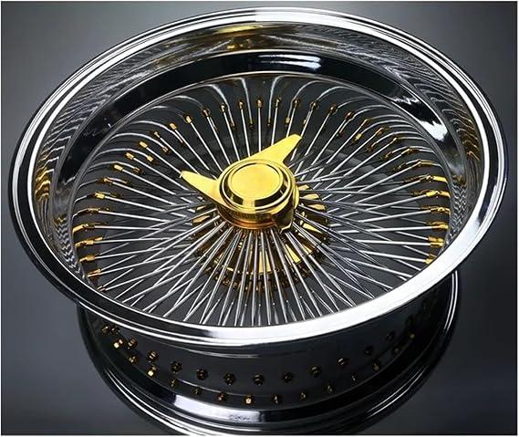 2pcs Custom Forged Staggered Wire Wheels 6061-T6 Aluminum Alloy Classic Car Wheels Rims(STYLE2_21IN.)