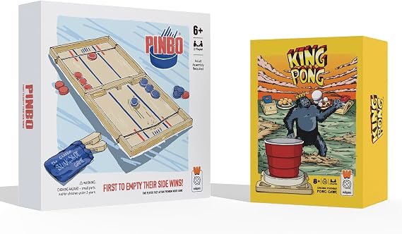 Wudly Games Classic Bundle - Pinbo & King Pong Included