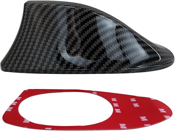 Carbon Fiber Shark Fin Roof Car Antenna Radio FM/AM Antena Cover Fit for 2015 Hyundai Elantra L Sedan 4-Door 1.8L 1797CC l4 Gas DOHC Naturally Aspirated by WELURE